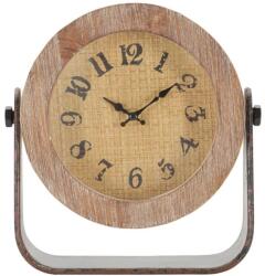 Mauro Ferretti asztali óra kerek 23, 5X7X24 cm, barna (0648040000)