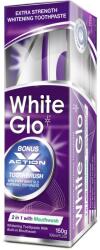White Glo fehérítő fogkrém szájvízzel 2in1, 150 g + fogkefe és fogköztisztító kefe