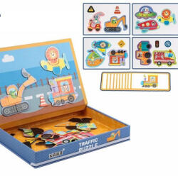 Efun Mágneses puzzle - közlekedés (50120)