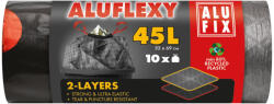 Alufix Aluflexy kétrétegű zárószalagos szemeteszsák 45L - 52*69cm, 10db/tek (MSZ45ALUFLEXYUNINEW)