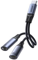 JOYROOM Cablu Audio USB-C - 2 x USB-C Joyroom SY-C03, 0.14m, Negru (hp_1023178)