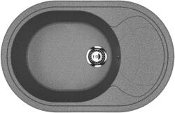 Ulgran U-610-309 Csepegtetőtálcás Gránit Mosogató - Ovális, Gránit (U-610-309)