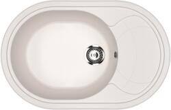 Ulgran U-610-331 Csepegtetőtálcás Gránit Mosogató - Ovális, Homok (U-610-331) - rent-xgranit