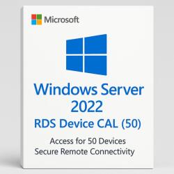 Microsoft Windows Server 2022 RDS Device CAL (50) (9782409042195)