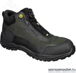Portwest FE04 S3S ESD SR FO Girder Bakancs közepes kompozittal, 46-os (Fekete/Zöld) (FE04BGN46) (FE04BGN46)