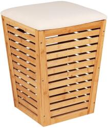 Wenko 25143100 - Кош за пране BAMBUSA 40x56 см кафяв (WE0110)
