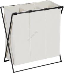 Wenko 71298800 - Кош за пране TRIO 69x76 см кремав/черен (WE0470)
