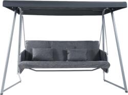 Reckmann 3 személyes dönthető hintaágy párnával és acél vázzal