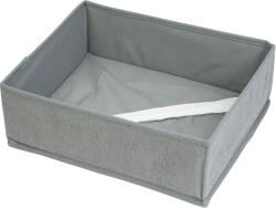 Bewello Tárolódoboz 30x26x10cm Szürke Szövet (bw2075)
