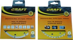 Craft Gyémántvágótárcsa, Turbo 125mm