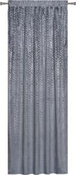 Splendid Dekor Függöny 140x260cm Szürke Színű, Ezüst Mintás