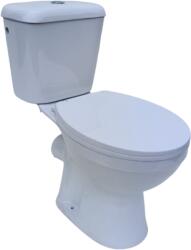 Easil Monoblokkos Wc Mélyöblítésű, Hátsókifolyású, Félperemes, Wc-ülőkével