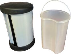 Jotta Pedálos Szemetes 20 L Fémhatású