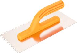 TOPEX Acél Simító Fogazott Rozsdamentes 280 X 130 Mm 6 X 6 X 6 Mm Fog 13a286