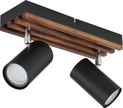 GLOBO Kayden 2XGU10 fekete matt spotlámpa (57909-2)
