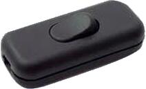 Mentavill Zsinórkapcsoló 2, 5a 250v Fekete