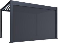 Unic spot 3x4m-es szürke textil roló oldalra árnyékoló