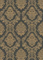 Erismann Vinyl Felületű Vlies Tapéta 10288-15, Klasszikus Mintás, Arany-fekete