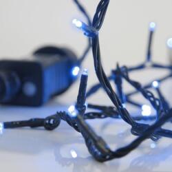 EUROLAMP Fényfüzér Kül- és Beltéri 240 Led Kék 8 Funkciós Memóriás Ip44 Zöld Kábel (600-13296)