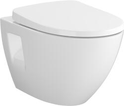 Cersanit Moduo Plus fali WC mélyöblítésű peremnélküli ovális WC-ülőkével