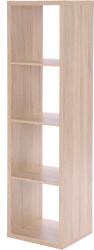 finori Max Polc 1x4 Rekesz, Sonoma Tölgy, 38x141x33cm