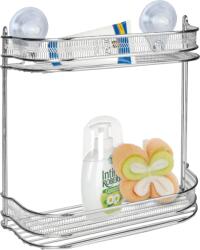  Flower Polc 2 Részes, Króm 27x29x12 Cm