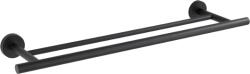WENKO Bosio Fali Törölközőtartó Rúd Duo, Fekete Matt