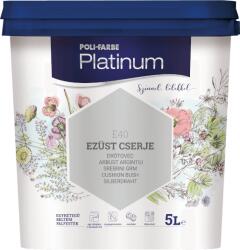 Poli-Farbe Platinum színes beltéri falfesték E50 Ezüst cserje, 5l