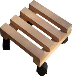 Hazai kert Görgős Virágalátét Fából, 30x30cm