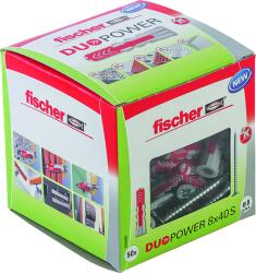 Fischer Duopower 8x40mm dübel csavarral