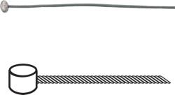 Galaxy Fékbowden Hátsó 210cm