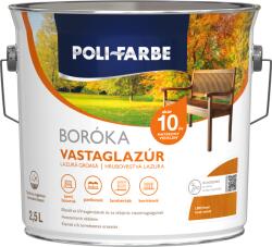 Poli-Farbe Boróka Oldószeres Vastaglazúr 2, 5l Lb02 Fenyő