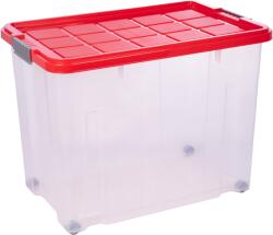 Rival Euro-box tetős guruló kerekes 80L tárolódoboz