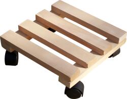 Hazai kert Görgős Alátét 25x25cm Fa