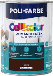 POLI-FARBE Poli-fabre Cellkolor Selyemfényű Zománcfesték 0, 8l Barna