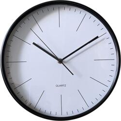 Point Irodai Falióra 30cm átmérővel, Fekete-fehér, Műanyag