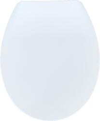Quadrat pole wc-ülőke, thermoplast, műnyag zsanér, fehér, 1kg