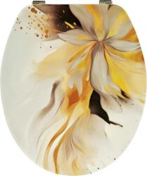 Quadrat Vanille WC-ülőke MDF erősített fém zsanér 2, 65kg 1 oldalon mintás