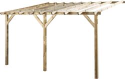Forest style Pergola Etreta 300x400x252cm Oszlopok 9x9cm 3 Darab