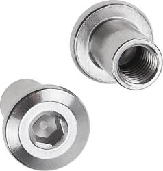  M6 nikkelezett anya bútorösszehúzóhoz