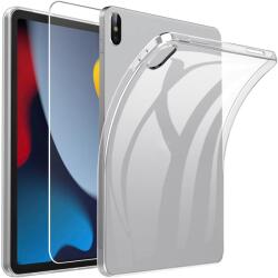 Apple Комплект за Apple iPad (2025) / 10.9 (2022): Прозрачен TPU калъф с Протектор за екран 2.5D Стъкло