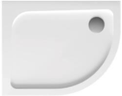 H2O E 100x80x14 cm aszimmetrikus zuhanytálca jobbos+Ajándék szifon 12323 (12323)