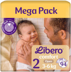 Libero Comfort 2 pelenka, 3-6 kg, 94 db