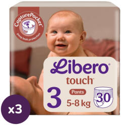 Libero Touch 3 bugyipelenka, 5-8 kg, 90 db