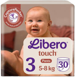 Libero Touch 3 bugyipelenka, 5-8 kg, 30 db