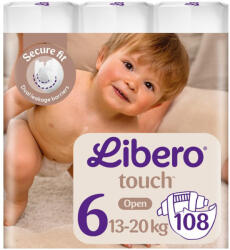 Libero Touch 6 pelenka, 13-20 kg, 108 db