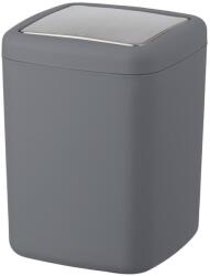 WENKO 23979100 - BARCELONA szemetes 15x20 cm antracit/fényes króm 23979100 (WE0096)