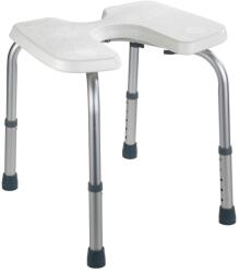 Wenko 206051100-Zsámoly SECURA 46x53, 5 cm fehér/ezüst 206051100 (WE0657)