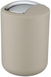 WENKO 21221100 - BRASIL szemetes 14x21 cm bézs/fényes króm 21221100 (WE0094)