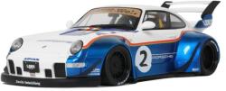 GT SPIRIT 1: 18 Porsche 911/993 Rwb X Liberty Walk Alb/albastru (gt-gt530)